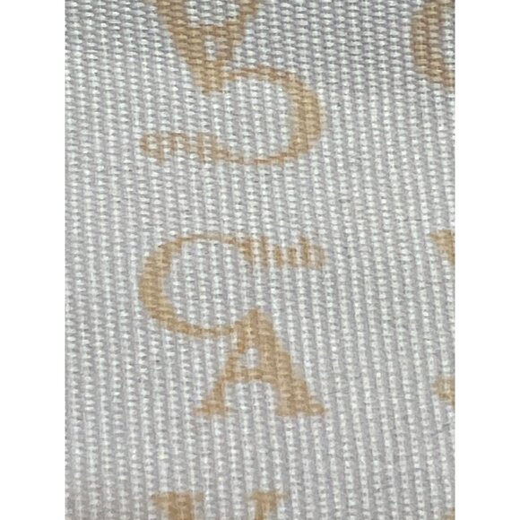 Club A Clear Tote Bag Yellow Faux Leather Dust Bag Footed 15.5" x 10" x 7" - Picture 7 of 7